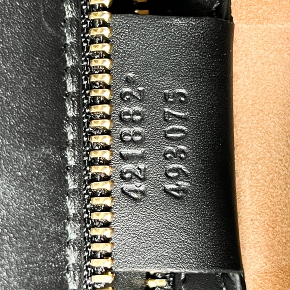 Gucci Black Leather Mini Web Chain Sylvie Top Handle Bag - Picture 9 of 16